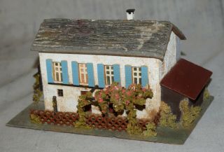 Vintage Prebuilt Faller 2 Story Country House - Made In Germany Ho Gauge