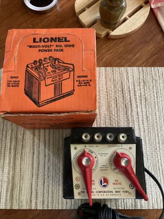 Lionel 0100 Ho Power Pack 90 Watts