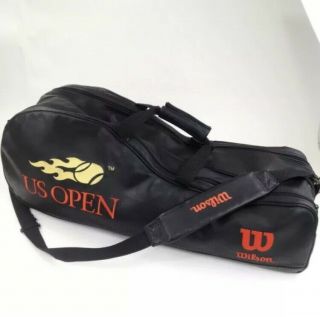 Rare Vintage 90s Wilson Us Open 6 Racquet Racket Tennis Bag