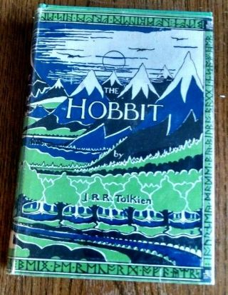 Vintage - The Hobbit By J.  R.  R.  Tolkien,  Copyright 1966 - 34th Printing,  W/ Dj