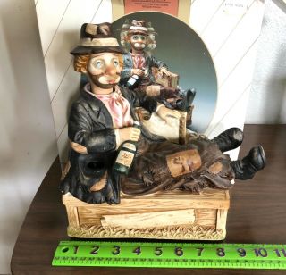 Vintage Waco Willie The Hobo Melody In Motion Whistling Musical Animated Clown
