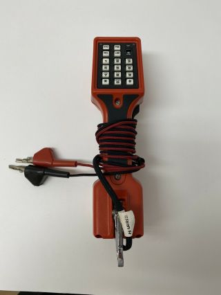 Vintage Harris Dracon Ts22 Linesman Butt Phone Line Tester