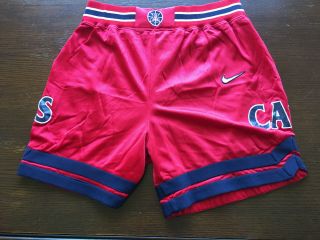 Univ Arizona Wildcats Basketball Shorts Uniform Trunks Vintage Game Worn Nike 34