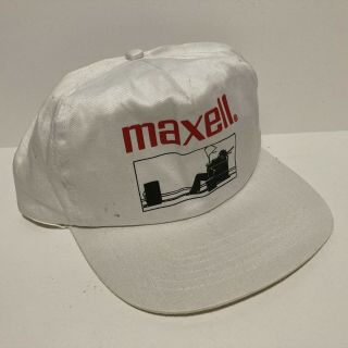 Vintage Maxell Tapes Get Blown Away Ad Baseball Cap