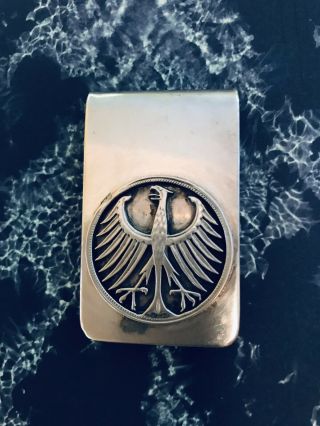 Vintage Sterling Silver Coin Money Clip 36g