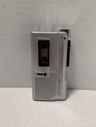 Vintage Sony Clear Voice Plus M - 560v Vor Microcassette Recorder And