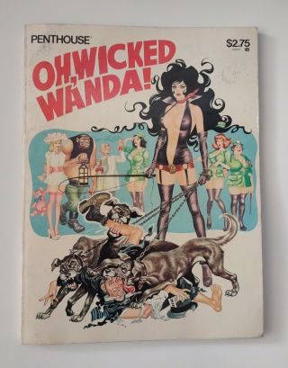 1975 Penthouse Oh Wicked Wanda Graphic Novel Adult Satire Vintage Color Comic