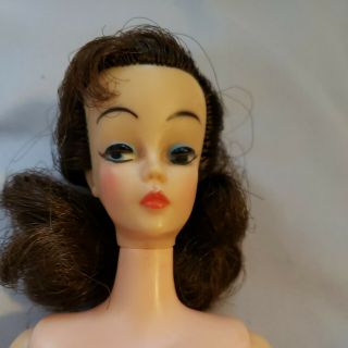Vintage Ideal Mitzi Brunette Nude Doll Barbie Clone 111/2 " 