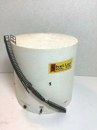 Ho Scale 1:87 " Sheller Oil Co.  " Home Heating Oil Holding Tank - Broken Stair