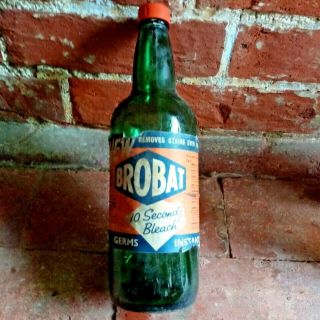 Brobat Bottle.  Vintage Kitchenalia