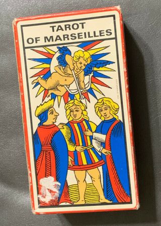 Tarot Of Marseilles By B.  P.  Grimaud 1963 Vintage (made In France) Complete