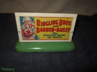 American Flyer 577 Ringling Bros.  Circus Whistling Billboard Accessory