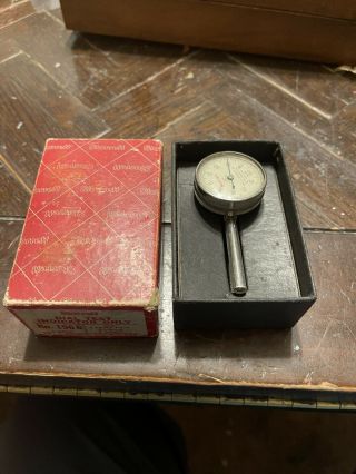 Vintage Starrett Dial Test Indicator 196b Jeweled Usa Toolmaker Machinist