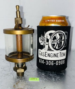 Essex Brass Oiler Hit Miss Gas Engine Steampunk Vintage Antique