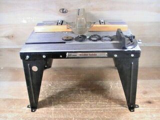 Vintage Sears/craftsman 9_25444 18 " X 13 " X 11 " Router Table W/ Miter Gauge (11)