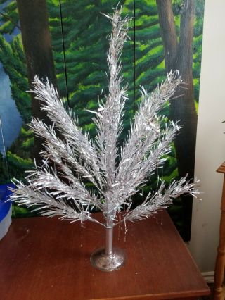 Vintage Aluminum Christmas Tree 2.  5 Feet Box