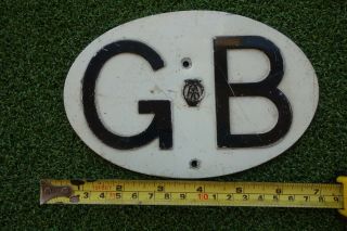 Vintage 1960’s Gb/aa 7 Inch Pressed Touring Badge