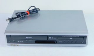 Vintage Toshiba (sd - V395u) Dvd & Vhs / Vcr Combo Unit Silver