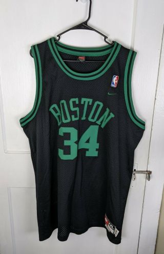 Vintage Boston Celtics Nba Jersey Paul Pierce 34 Team Nike Men Xxl Swoosh Mesh