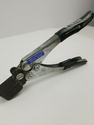 Vintage Crain Cutter Handle & Die Set Single Cut Metal Miter Tool