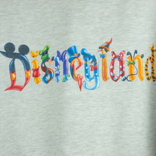 Vtg Mickey Mouse Disneyland Sweatshirt Sz XL USA Characters Spell Out Disney 2