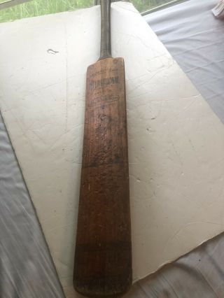 Vintage International Cricket Bat Made In India