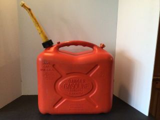 Vintage Spector 6 Gallon Plastic Vented Gas Can