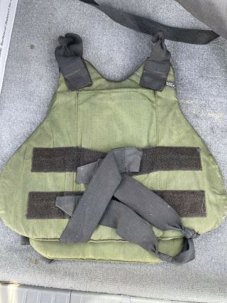 Vintage American Body Armor Vest 1991 With Plate
