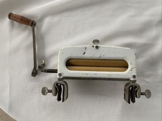 Vintage HandyHot Clothes Laundry Wringer Hand Crank Chicago Electric Mfg Co 3