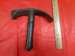 Vintage Adze Coopers Tool Axe Wood Craft Carving Antique Tool 1800 