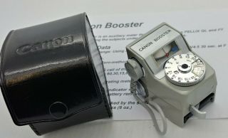 Vintage Special Canon Booster Meter For Fx Ft Ql And Pellix Cameras