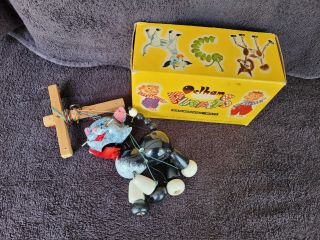 Vintage Pelham Marionette String Puppet Cat Box