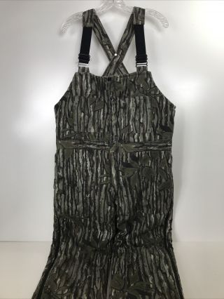Walls Insulated Bib Overalls Camouflage Mens Large Regular Vintage Blizzard Pruf