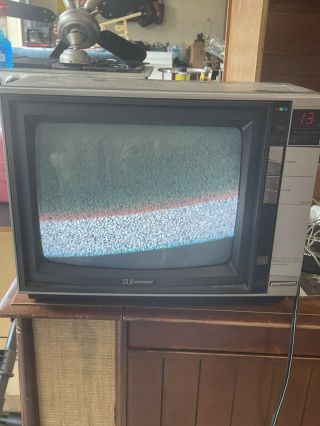 Vintage 1980s Emerson Color Tv Television 13 " Inch Model Ecr1350