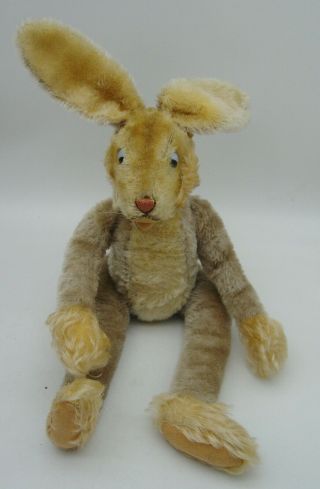Cute Vintage 50s Steiff Mohair Lulac Bunny Rabbit