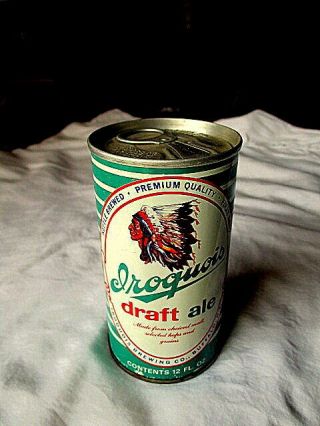Vintage Iroquois Draft Ale Pull Tab Beer Can 12.  Oz