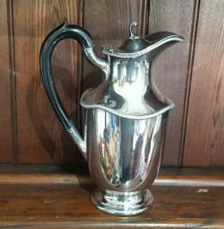 Good Antique Atkin Brothers Sheffield Silver Plated Wine Claret Jug