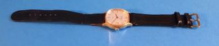 Vintage 1960s Mens Swiss Wristwatch.  ORIOSA INCABLOC 17 JEWELS.  FWO 9ct Gold 3