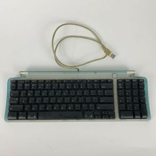 Apple Keyboard Teal Blue M2452 For Imac G3 - Vintage 1999