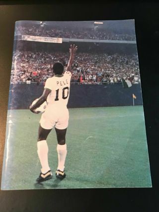 Pele Rare Vintage 1977 Soccer Program Pele’s Last Game