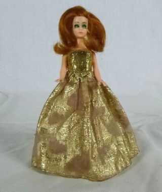 Vtg Topper Glori Doll Side Part Curly Hair S11 Taiwan In Somethin Special Dawn
