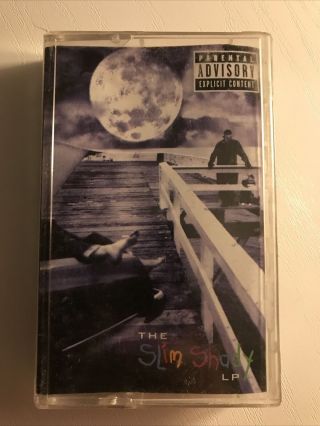 Eminem - The Slim Shady Lp - Cassette Tape 1999 Vintage - Aftermath / Interscope