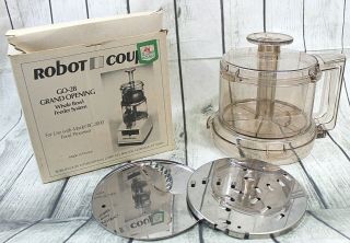 Robot Coupe Go - 28 Grand Opening Whole Bowl Feeder System Vintage