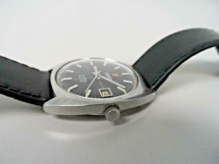 Vintage Roamer Anfibio Matic Swiss Mechanical Silver Tone Wrist Watch J1 3
