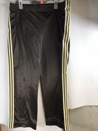 Adidas Vintage 70’s/80’s Atp Keyrolan Track Pants Xl Brown And Cream