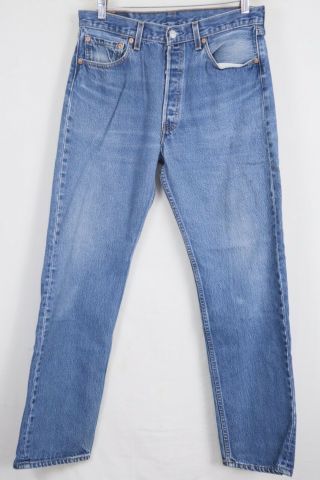 Vintage Levis 501xx 501 - 0000 Blue Jeans Sz 34x34 Made In Usa Button Fly