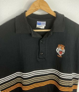 Vintage 1994 Balmain Tigers Rugby league polo shirt Mens L Fit Made In Aus 3