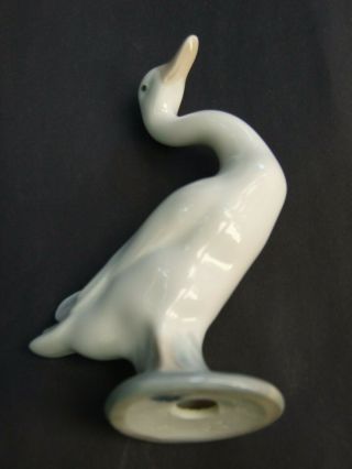 Vintage Lladro Goose Duck Long Neck Small Figurine Handmade In Spain Gift