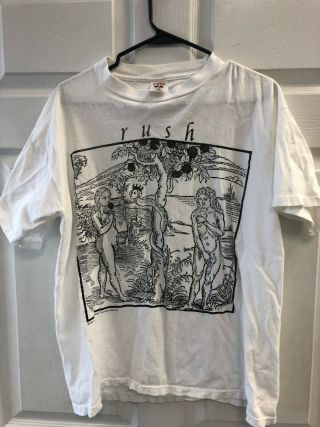 Vintage Rush Counterparts Tour Concert T Shirt 1994 Size L Anthem Entertainment