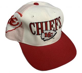90s Kansas City Chiefs Football Cap Sports Specialties Shadow Snapback Hat